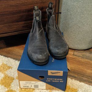 BLUNDSTONE 1910 WOMEN'S ORIGINALS SUEDE BOOTS - STEEL GREY